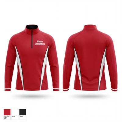 Roma Gladiators 40628325 Quarter Zip Jacket - 1