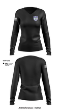 Andover Township Police Department 13076231 Women's Long Sleeve V-neck Shirt - 102