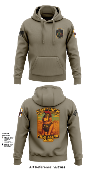 SCC 10th Field Hospital 86139824 Hoodie - 103