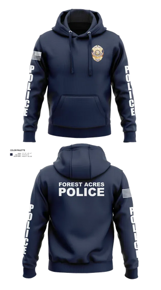 Hoodie, FOREST ACRES POLICE DEPARTMENT, Police, Teamtime, Team time, sublimation, custom sports apparel, team uniforms, spirit wear, spiritwear, sports uniforms, custom shirts, team store, custom team store, fundraiser sports, apparel fundraiser