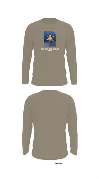 Long Sleeve Performance Shirt, HHB, 428th Field Artillery Brigade, , Teamtime, Team time, sublimation, custom sports apparel, team uniforms, spirit wear, spiritwear, sports uniforms, custom shirts, team store, custom team store, fundraiser sports, apparel fundraiser