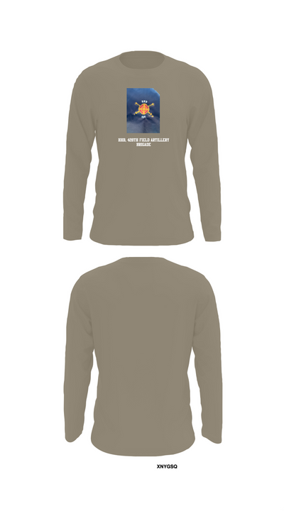 HHB, 428th Field Artillery Brigade 81466610 Long Sleeve Performance Shirt 72