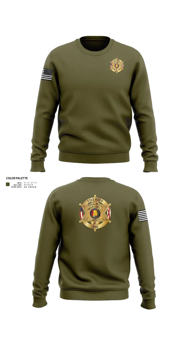 Crew Neck Sweatshirt, Marshall county sheriffs office, , Teamtime, Team time, sublimation, custom sports apparel, team uniforms, spirit wear, spiritwear, sports uniforms, custom shirts, team store, custom team store, fundraiser sports, apparel fundraiser