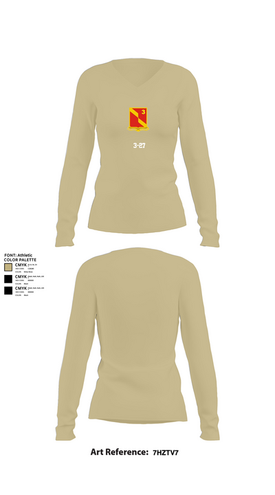 3-27 68507802 Women's Long Sleeve V-neck Shirt - 82
