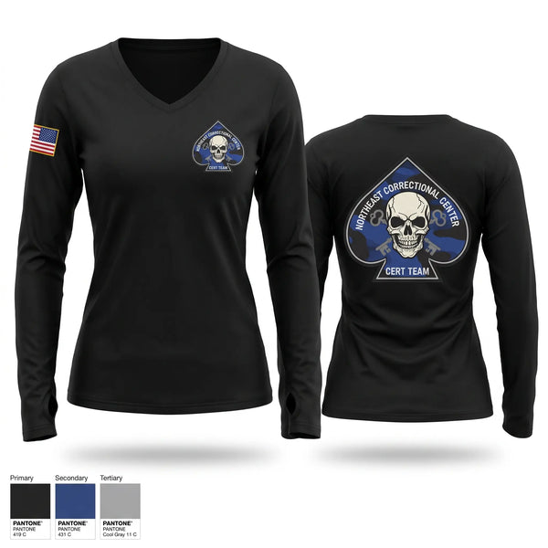 Old School Cotton Feel Shirt, Northeast Correctional Center, Police, Teamtime, Team time, sublimation, custom sports apparel, team uniforms, spirit wear, spiritwear, sports uniforms, custom shirts, team store, custom team store, fundraiser sports, apparel fundraiser