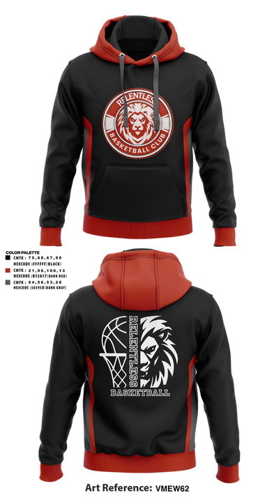 Relentless Basketball Club 82700857 Hoodie - 1