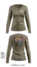 175th MRBC 2368764 Women's Long Sleeve V-neck Shirt - 2