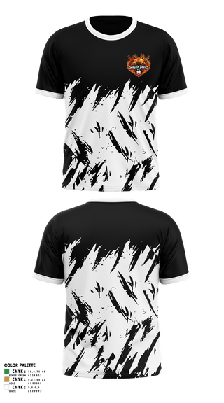 Short Sleeve Performance Shirt, Golden Deers FC, Men's Soccer, Teamtime, Team time, sublimation, custom sports apparel, team uniforms, spirit wear, spiritwear, sports uniforms, custom shirts, team store, custom team store, fundraiser sports, apparel fundraiser
