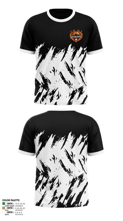 Golden Deers FC 49695783 Short Sleeve Performance Shirt - 7