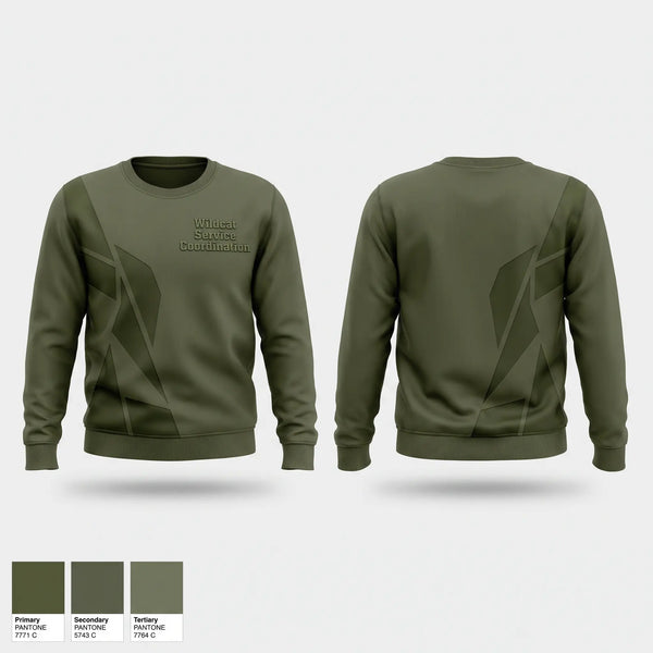 Crew Neck Sweatshirt, Wildcat service coordination, , Teamtime, Team time, sublimation, custom sports apparel, team uniforms, spirit wear, spiritwear, sports uniforms, custom shirts, team store, custom team store, fundraiser sports, apparel fundraiser
