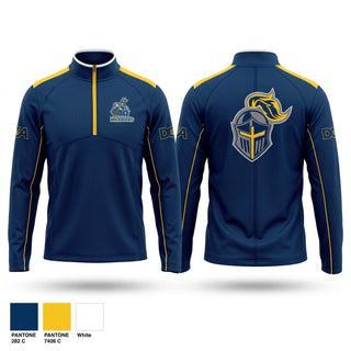 Quarter Zip Jacket, Danville Christian Academy, Cross Country, Teamtime, Team time, sublimation, custom sports apparel, team uniforms, spirit wear, spiritwear, sports uniforms, custom shirts, team store, custom team store, fundraiser sports, apparel fundraiser