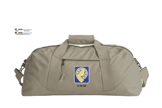 Duffle Bag, 2-34 AR, Army, Teamtime, Team time, sublimation, custom sports apparel, team uniforms, spirit wear, spiritwear, sports uniforms, custom shirts, team store, custom team store, fundraiser sports, apparel fundraiser