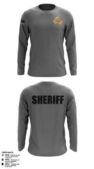 Long Sleeve Performance Shirt, Greene County Sheriff’s Office, Police, Teamtime, Team time, sublimation, custom sports apparel, team uniforms, spirit wear, spiritwear, sports uniforms, custom shirts, team store, custom team store, fundraiser sports, apparel fundraiser