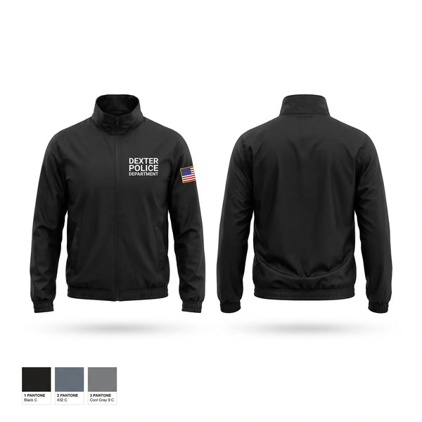 Windbreaker, Dexter Police Department, Police, Teamtime, Team time, sublimation, custom sports apparel, team uniforms, spirit wear, spiritwear, sports uniforms, custom shirts, team store, custom team store, fundraiser sports, apparel fundraiser