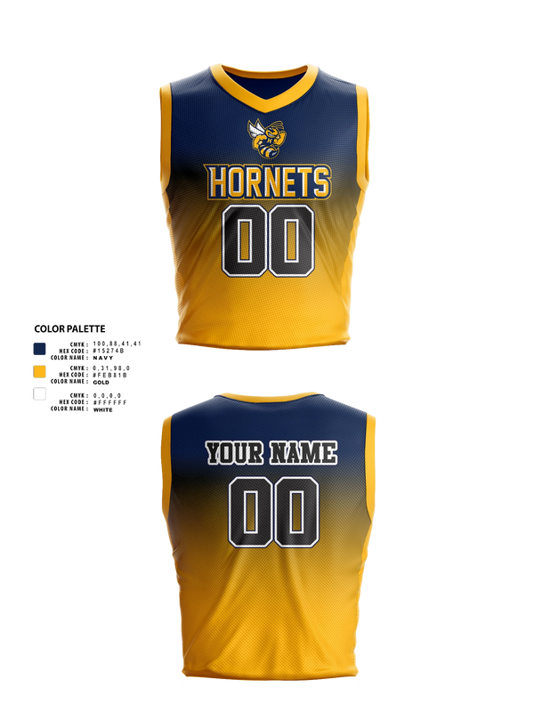 Womens Basketball Jersey, Harpursville Hornets, Women's Basketball, Teamtime, Team time, sublimation, custom sports apparel, team uniforms, spirit wear, spiritwear, sports uniforms, custom shirts, team store, custom team store, fundraiser sports, apparel fundraiser