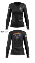 Shamokin City Police Women's Long Sleeve V-neck Shirt - 101