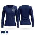 Pope County EMS Women's Long Sleeve V-neck Shirt - 1