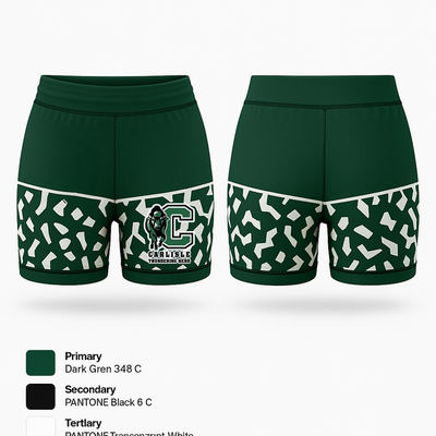 Carlisle Thundering Herd 31016912 Women's Compression Shorts - 1