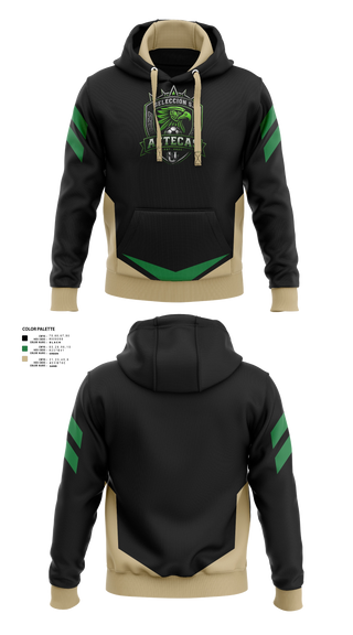 Hoodie, Aztecas, Women's Soccer, Teamtime, Team time, sublimation, custom sports apparel, team uniforms, spirit wear, spiritwear, sports uniforms, custom shirts, team store, custom team store, fundraiser sports, apparel fundraiser