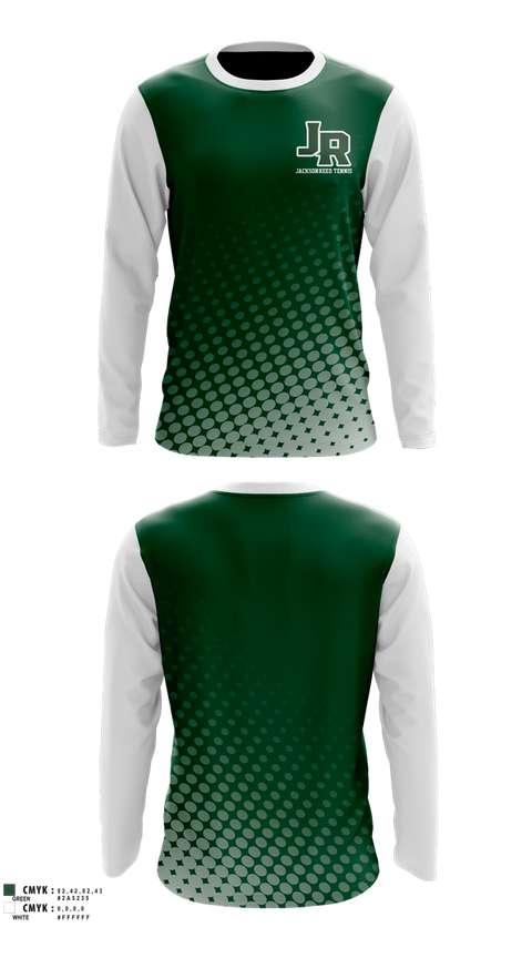 Long Sleeve Performance Shirt, Jackson-Reed Tennis, Tennis, Teamtime, Team time, sublimation, custom sports apparel, team uniforms, spirit wear, spiritwear, sports uniforms, custom shirts, team store, custom team store, fundraiser sports, apparel fundraiser