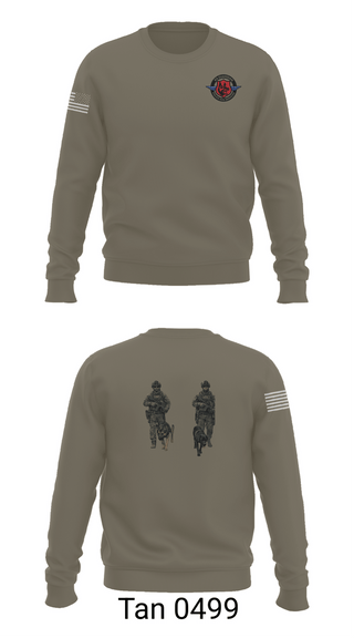 Crew Neck Sweatshirt, K-9 Guardian Police Dog Services, Police, Teamtime, Team time, sublimation, custom sports apparel, team uniforms, spirit wear, spiritwear, sports uniforms, custom shirts, team store, custom team store, fundraiser sports, apparel fundraiser