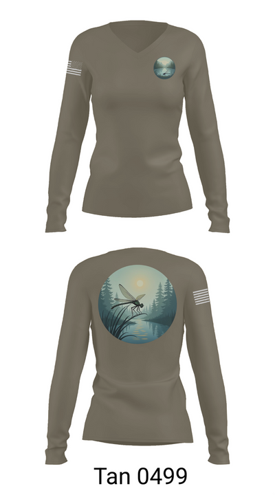 JM Autism association 75571009 Women's Long Sleeve V-neck Shirt - 77