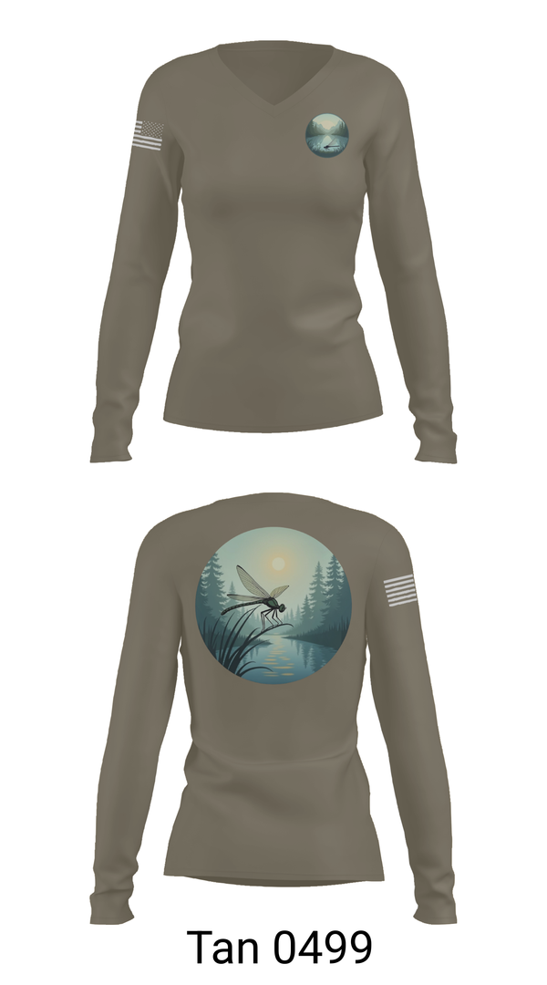 Womens Long Sleeve Vneck Shirt, JM Autism association, , Teamtime, Team time, sublimation, custom sports apparel, team uniforms, spirit wear, spiritwear, sports uniforms, custom shirts, team store, custom team store, fundraiser sports, apparel fundraiser