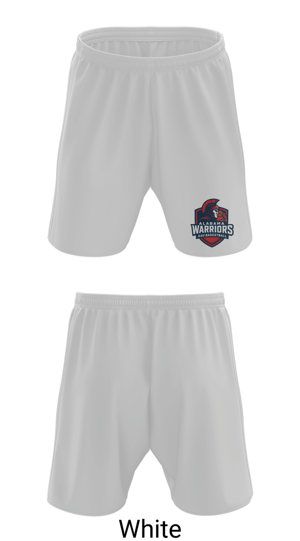 Athletic Shorts With Pockets, Alabama Warriors, Men's Basketball, Teamtime, Team time, sublimation, custom sports apparel, team uniforms, spirit wear, spiritwear, sports uniforms, custom shirts, team store, custom team store, fundraiser sports, apparel fundraiser