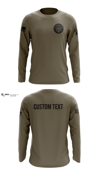 Long Sleeve Performance Shirt, Bravo Company, 401st Cyber Battalion, Army, Teamtime, Team time, sublimation, custom sports apparel, team uniforms, spirit wear, spiritwear, sports uniforms, custom shirts, team store, custom team store, fundraiser sports, apparel fundraiser