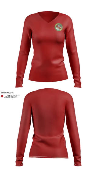 Womens Long Sleeve Vneck Shirt, Common Hardware Systems, , Teamtime, Team time, sublimation, custom sports apparel, team uniforms, spirit wear, spiritwear, sports uniforms, custom shirts, team store, custom team store, fundraiser sports, apparel fundraiser