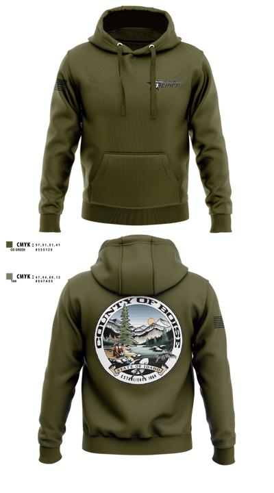 Boise County Sheriffs 675554 Hoodie - 3