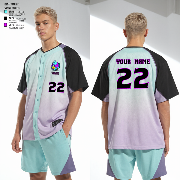 Full Button Baseball Jersey, Phantoms, Baseball, Teamtime, Team time, sublimation, custom sports apparel, team uniforms, spirit wear, spiritwear, sports uniforms, custom shirts, team store, custom team store, fundraiser sports, apparel fundraiser