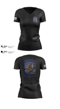 Winchester Police K9 Unit 67767754 Women's Short Sleeve V-neck Shirt - 2