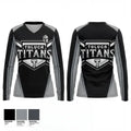 Toluca Baseball 65250990 Women's Long Sleeve V-neck Shirt - 1