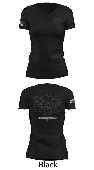 Womens Short Sleeve Vneck Shirt, 1245th Transportation Company, , Teamtime, Team time, sublimation, custom sports apparel, team uniforms, spirit wear, spiritwear, sports uniforms, custom shirts, team store, custom team store, fundraiser sports, apparel fundraiser
