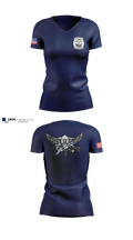 Lima Police Swat Women's Short Sleeve V-neck Shirt - 3