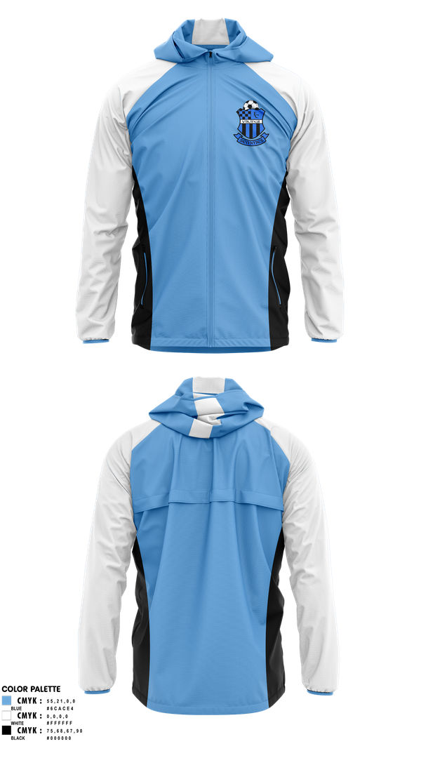 Windbreaker, Vikings FC, Men's Soccer, Teamtime, Team time, sublimation, custom sports apparel, team uniforms, spirit wear, spiritwear, sports uniforms, custom shirts, team store, custom team store, fundraiser sports, apparel fundraiser