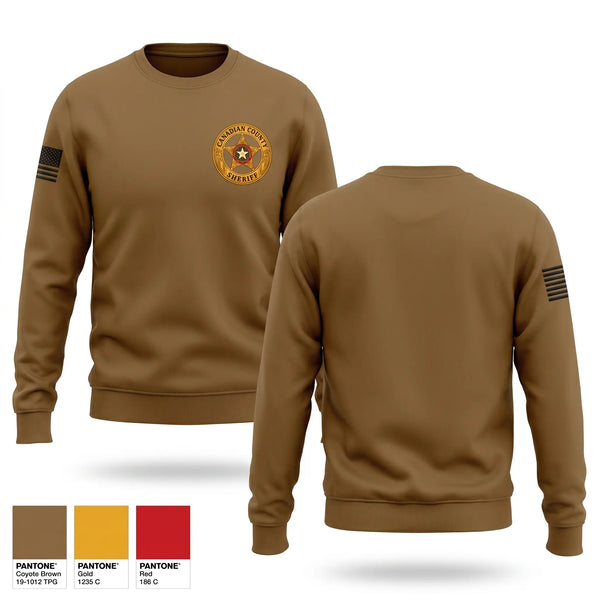 Crew Neck Sweatshirt, Canadian County Sheriff's Office, Police, Teamtime, Team time, sublimation, custom sports apparel, team uniforms, spirit wear, spiritwear, sports uniforms, custom shirts, team store, custom team store, fundraiser sports, apparel fundraiser