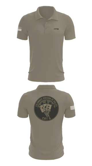 Short Sleeve Performance Polo, CRT 6, Police, Teamtime, Team time, sublimation, custom sports apparel, team uniforms, spirit wear, spiritwear, sports uniforms, custom shirts, team store, custom team store, fundraiser sports, apparel fundraiser