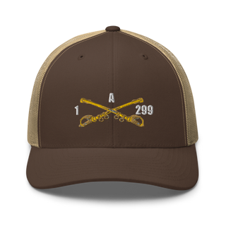 A Troop, 1st squadron-299th Calvary Regiment 70291790 Retro Trucker Hat | Yupoong 6606