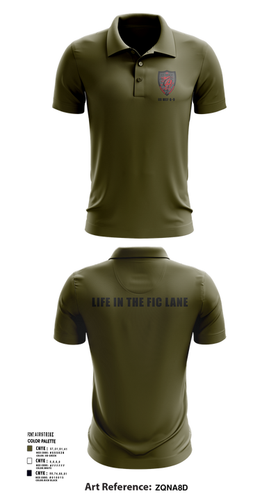III MEF G-9 26975177 Short Sleeve Performance Polo - 101