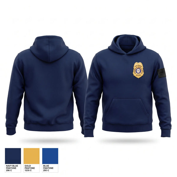 Hoodie, Office of School Safety, Police, Teamtime, Team time, sublimation, custom sports apparel, team uniforms, spirit wear, spiritwear, sports uniforms, custom shirts, team store, custom team store, fundraiser sports, apparel fundraiser