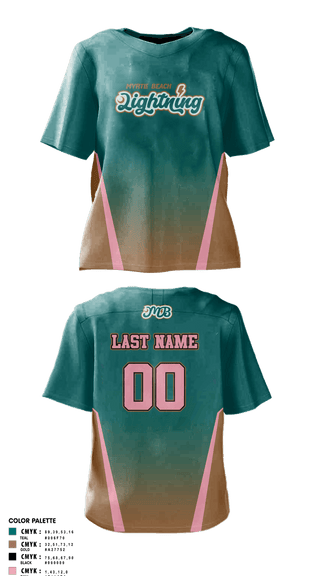Womens Lacrosse Jersey, Myrtle Beach Lightning, Men's Lacrosse, Teamtime, Team time, sublimation, custom sports apparel, team uniforms, spirit wear, spiritwear, sports uniforms, custom shirts, team store, custom team store, fundraiser sports, apparel fundraiser