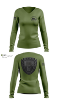 STAR Team Women's Long Sleeve V-neck Shirt - 7