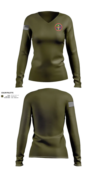 Womens Long Sleeve Vneck Shirt, 1st TSB, , Teamtime, Team time, sublimation, custom sports apparel, team uniforms, spirit wear, spiritwear, sports uniforms, custom shirts, team store, custom team store, fundraiser sports, apparel fundraiser