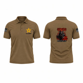 Short Sleeve Performance Polo, 1B5W Winchester, Army, Teamtime, Team time, sublimation, custom sports apparel, team uniforms, spirit wear, spiritwear, sports uniforms, custom shirts, team store, custom team store, fundraiser sports, apparel fundraiser