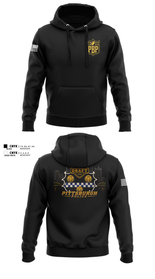 Hoodie, Pittsburgh Police NFL Draft 2026, Police, Teamtime, Team time, sublimation, custom sports apparel, team uniforms, spirit wear, spiritwear, sports uniforms, custom shirts, team store, custom team store, fundraiser sports, apparel fundraiser