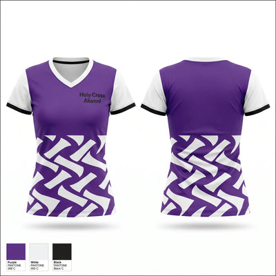 Holy Cross Alumni Women's Short Sleeve V-neck Shirt - 1