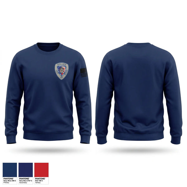 Crew Neck Sweatshirt, Nyssa Police Department, Police, Teamtime, Team time, sublimation, custom sports apparel, team uniforms, spirit wear, spiritwear, sports uniforms, custom shirts, team store, custom team store, fundraiser sports, apparel fundraiser