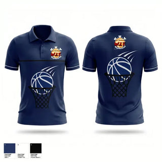 Short Sleeve Performance Polo, S.K.Y. Basketball, Men's Basketball, Teamtime, Team time, sublimation, custom sports apparel, team uniforms, spirit wear, spiritwear, sports uniforms, custom shirts, team store, custom team store, fundraiser sports, apparel fundraiser